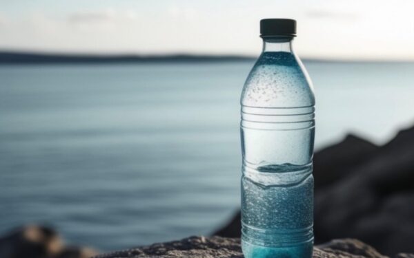 ai generated, water bottle, water, bottle, refreshment, nature, drink, outdoors, horizon, background, summer, rock, landscape, sea, plastic bottle, plastic, water bottle, water bottle, water bottle, water bottle, water bottle, water, bottle